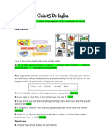 Desarrollo de La Guía 5 de Ingles