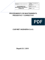 Procedimiento de Mantenimiento Preventivo y Correctivo-2019