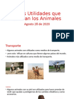 Otras Utilidades Que Brindan Los Animales PDF