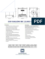 550 GALLON IBC (2,082 LITERS) : Description Applications