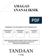 Pamagat Pampananaliksik