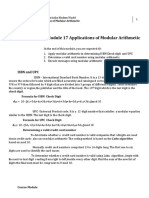 Lesson 16 - Applications of Modular Arithmetic PDF