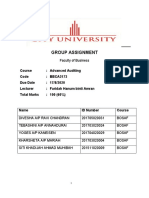 Advanced Auditing Group Assignment Final 2