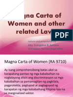 Magna Carta of Women and Other Related Laws