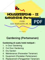 Housekeeping III - (2) Gardening