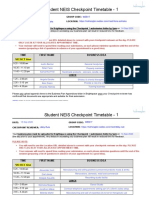 Students Checkpoint 1 Timetable WEB17 PDF