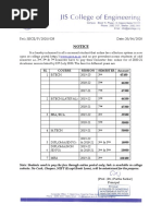 Fees Notice