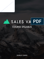 Sales Valley Pages Syllabus