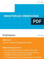 Brightspace Orientation NEIS
