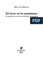 El Tacto en La Ensenanza PDF