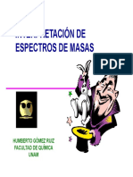 Interpretacion Del Espectro de Masas