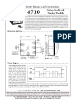 Solid State Timers and Controllers: Delay-On-Break Timing Module