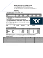 Examen Final de Formulación y Evaluacón de Proyectos