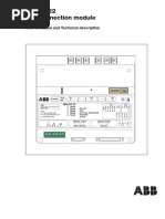 SPA-ZC22 Bus Connection Module: User S Manual and Technical Description