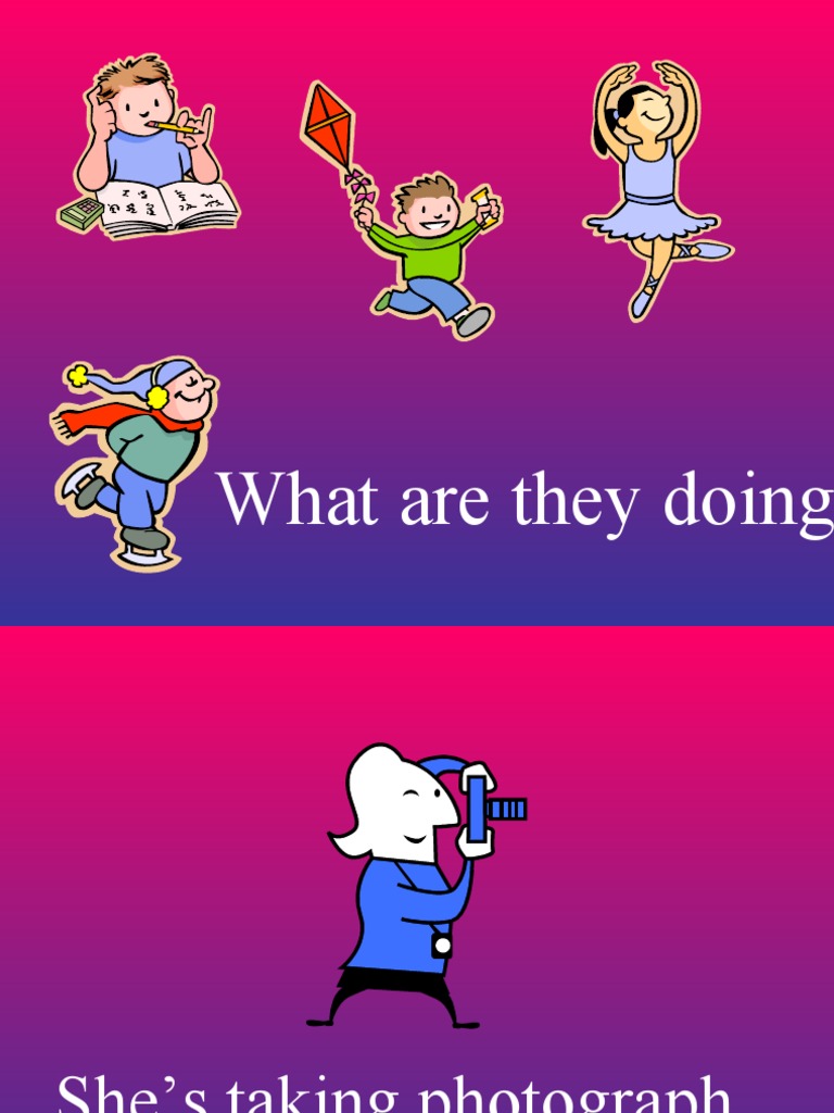 Present Continuous Activities Promoting Classroom Dynamics Group Form