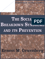 Social Breakdown Syndrome and Its Prevention