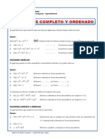 Polinomio Completo y Ordenado PDF