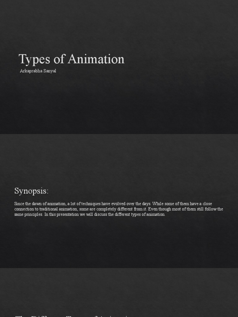 Overview of Animation Types | PDF | Computer Generated Imagery | Animation