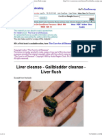 Liver Cleanse - Gallbladder Cleanse - Liver Flush: Educating Instead of Medicating
