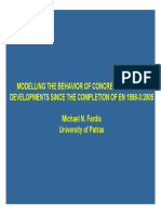 MODELLING THE BEHAVIOR OF CONCRETE MEMBERS