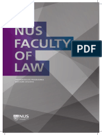 NUS Law Undergraduate Programmes Brochure 2012/2013