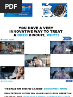 You Have A Very Innovative Way To Treat A Biscuit,: Oreo WHY??