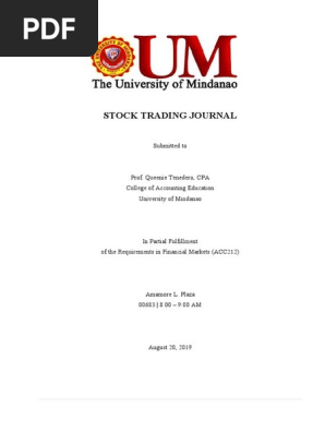 STOCK TRADING JOURNAL