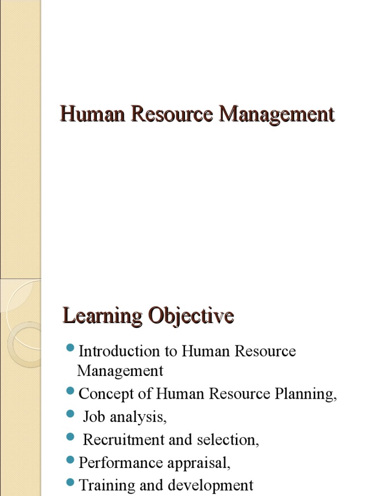 Human Resource Management With Case Study - Pps | PDF | Performance ...
