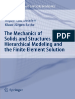 (Computational Fluid and Solid Mechanics) Miguel Luiz Bucalem, Klaus-Jürgen Bathe (auth.)-The Mechanics of Solids and Structures - Hierarchical Modeling and the Finite Element Solution-Springer-Verlag.pdf