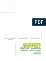 Informe Mensual de Agosto de HSP