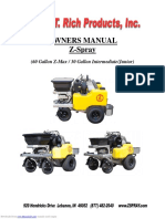 Owners Manual Z-Spray: (60 Gallon Z-Max / 30 Gallon Intermediate/Junior)