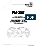F FM M - 2 20 00 0: 'Total Flooding' Fire Suppression System