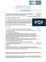 Eligibility Grid - EBA TA 6-2020