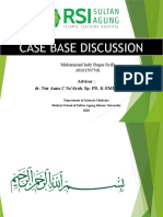 Case Base Discussion: Advisor: Dr. Nur Anna C Sa'dyah, Sp. PD, K-EMD, FINASIM
