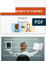 Printed Books Vs E-Books