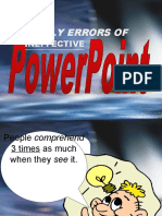 7 Deadly Errors of Power-Points