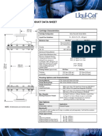 14 X 28 Extra-Flow Product Data Sheet: Cartridge Characteristics