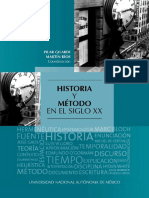 Historia y Método en El Siglo XX