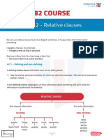 B2 Course: Unit 42 - Relative Clauses