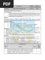 CE403 Structural Analysis