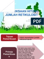 Pemeriksaan Hitung Jumlah Retikulosit