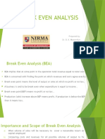 BREAK EVEN ANALYSIS_c28a067e92b98c043934f5f576ba62cb.pptx