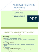 MRP Inventory Control Guide