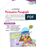 Persuasive Paragraph PDF