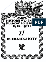 Zarys historii 27-go pułku piechoty