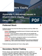 Appendix 1: Advanced Issues in Shareholders' Equity