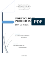 Portfolio in Prof-Ed 15A: (On Campus)