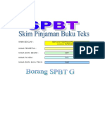 Borang G SPBT