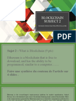 Blockchain Subject 2: Kouadio Konan Jean Philippe Guillaume