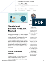The Walmart Business Model